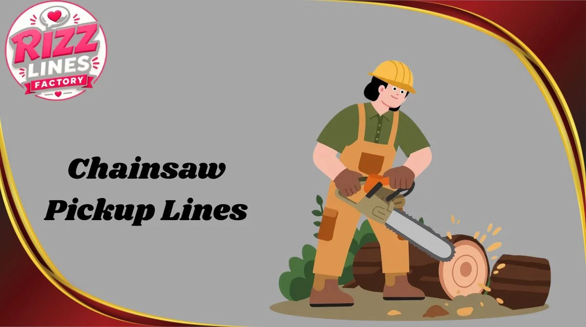 Chainsaw Pickup Lines
