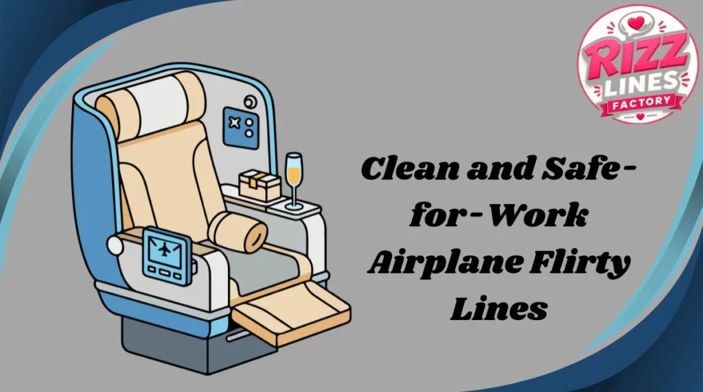 Clean and Safe-for-Work Airplane Flirty Lines