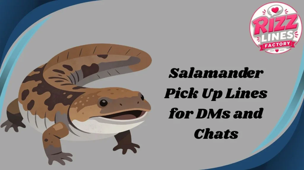 Salamander Pick Up Lines for DMs and Chats