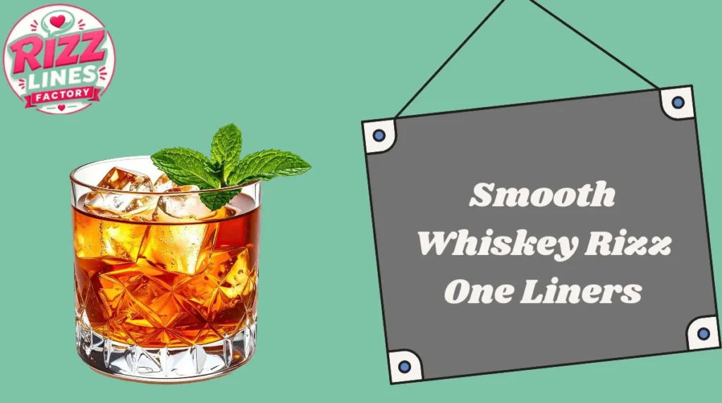 Smooth Whiskey Rizz One Liners
