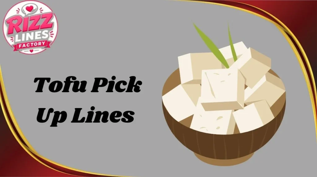 Tofu Pick Up Lines