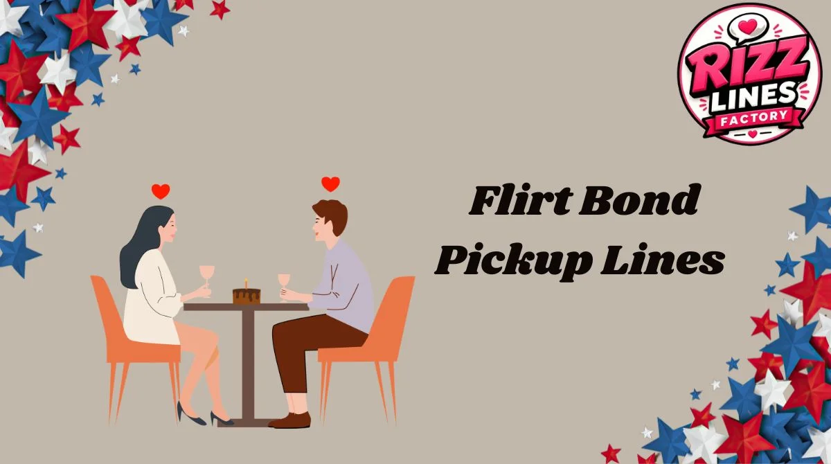 Flirt Bond Pickup Lines