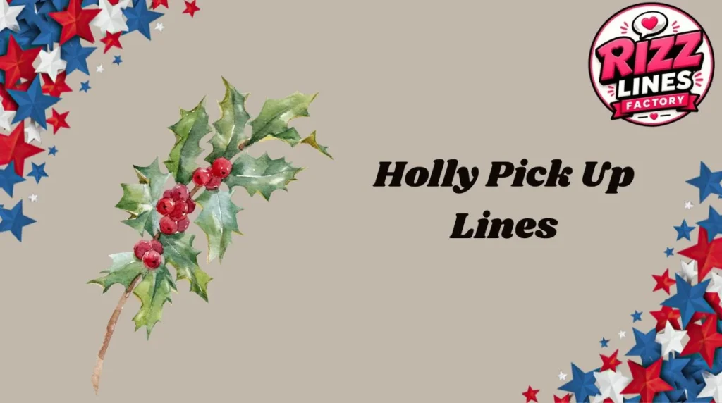 Holly Pick Up Lines