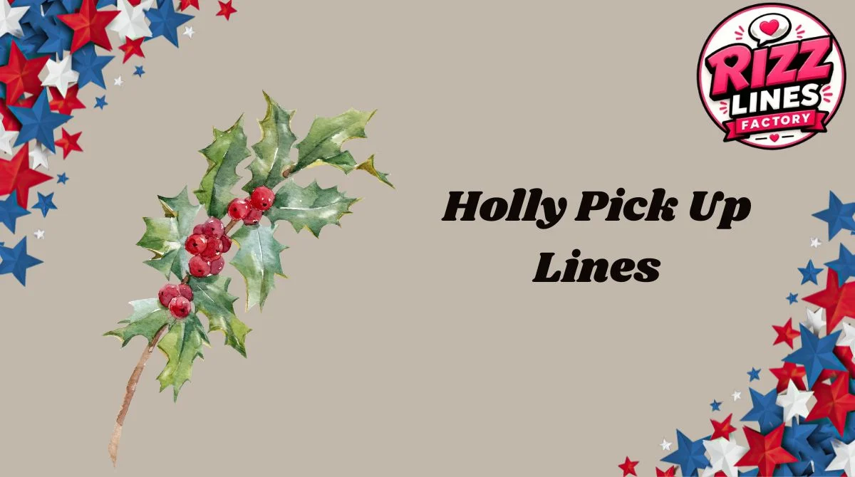 Holly Pick Up Lines