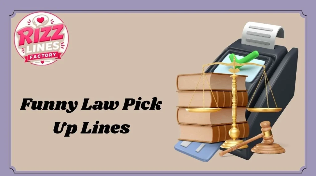 Funny Law Pick Up Lines
